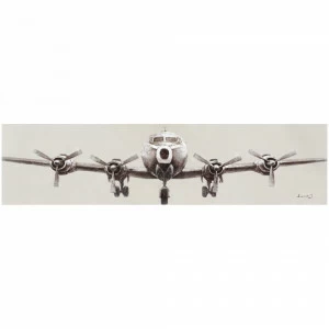 Картина на холсте 100х150 см "Самолет-2" EVENHOME КАРТИНЫ МАСЛОМ, САМОЛЕТЫ 130041 Бежевый;черный;разноцветный