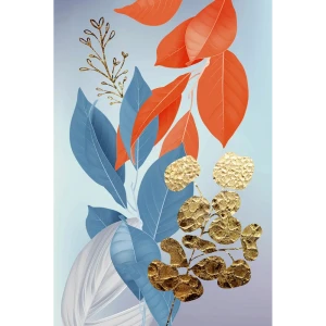 Картина на стекле Листики 2 40x60 см 85282959 STLM-2201572