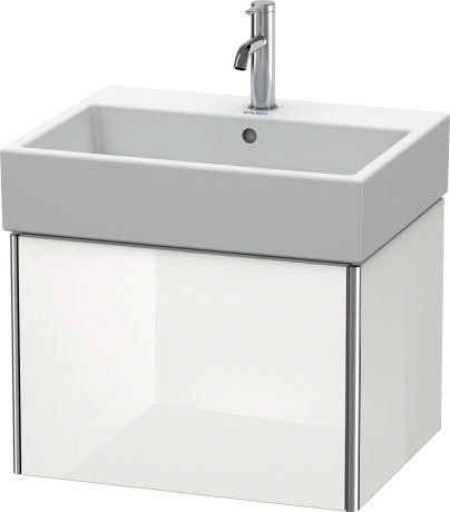 XS409304343 Тумбочка подвесная XSquare #XS4093 584 x 460 мм Базальт матовый, декор Duravit - Вид №2