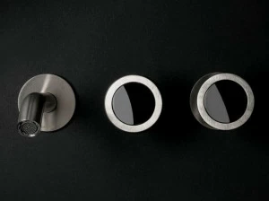 ZAZZERI Смеситель для умывальника из нержавеющей стали с 3 отверстиями Jk21