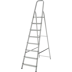 Стремянка Новая Высота Kroft 1150 8 ступеней сталь