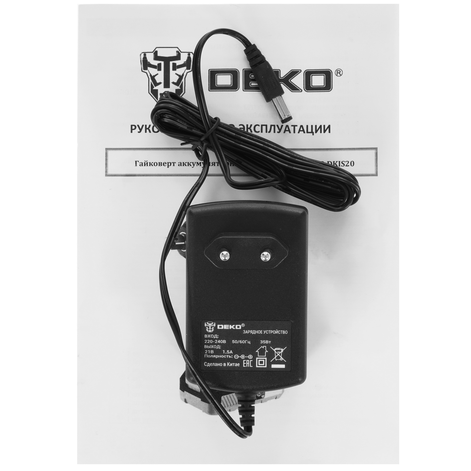 Гайковерт DEKO DKIS20 MAX 20V 5371053 STDN-0041329 - Вид №7