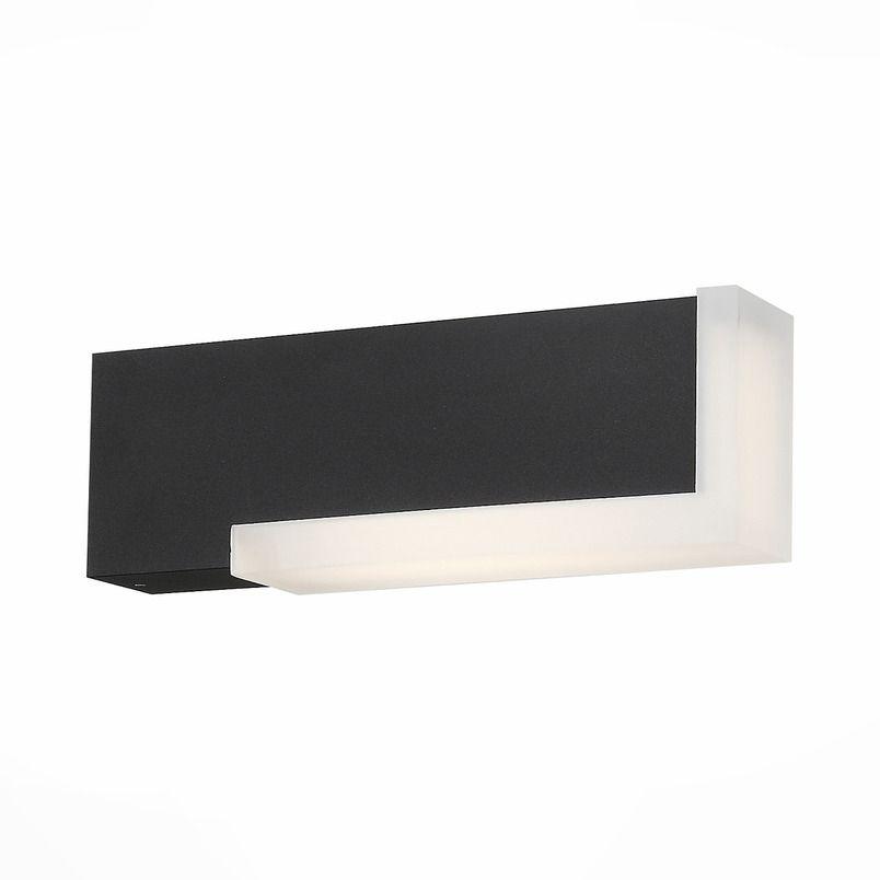 Уличный настенный светодиодный светильник ST Luce Posto SL096.401.02 ST LUCE POSTO BLACK 272276 Черный  - Вид №1