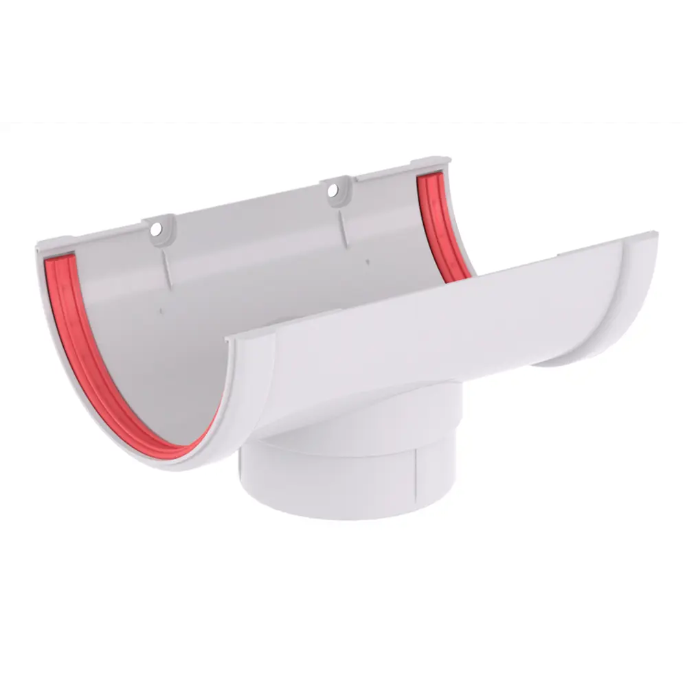 Воронка желоба пластиковая Grand Line 103 мм цвет белый STLM-2171285