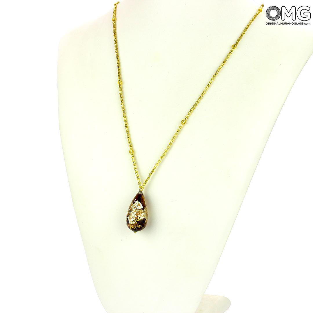 4764 ORIGINALMURANOGLASS Ожерелье с венецианскими бусинами Zattere 170 см  - Вид №1