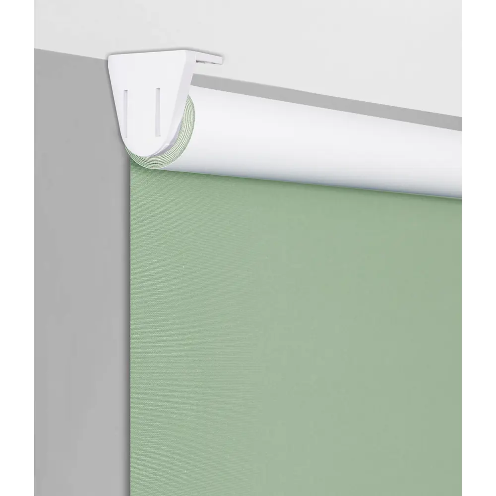 Штора рулонная блэкаут Midnight 50x175 см зеленая GARDEN STLM-2180172 - Вид №2