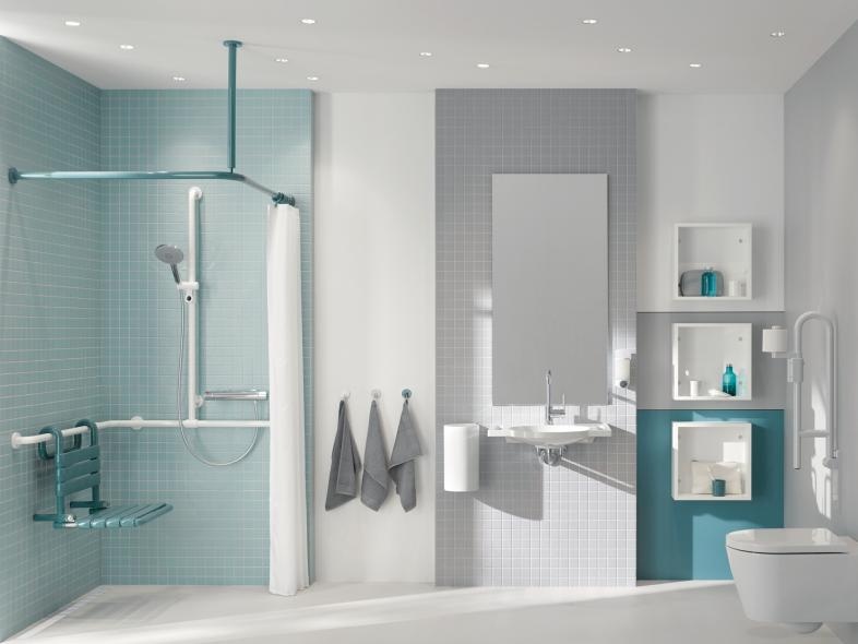 801.34.1061 Карниз с потолочным подвесом HEWI Serie 477/801  - Вид №3