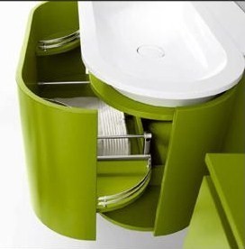 Композиция №2 Lavo Collection комплект мебели для ванной комнаты Burgbad 3280 - Вид №2