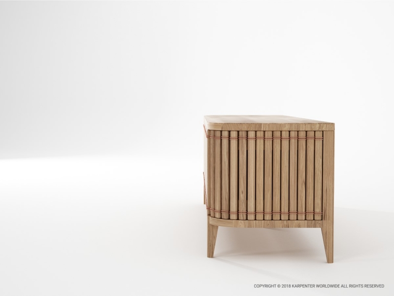 539_1090 Медиа-шкаф с 3 дверцами Karpenter Koppar - Вид №2