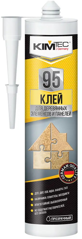 90586320 Монтажный клей Kim Tec 95 прозрачный 280мл STLM-0296304