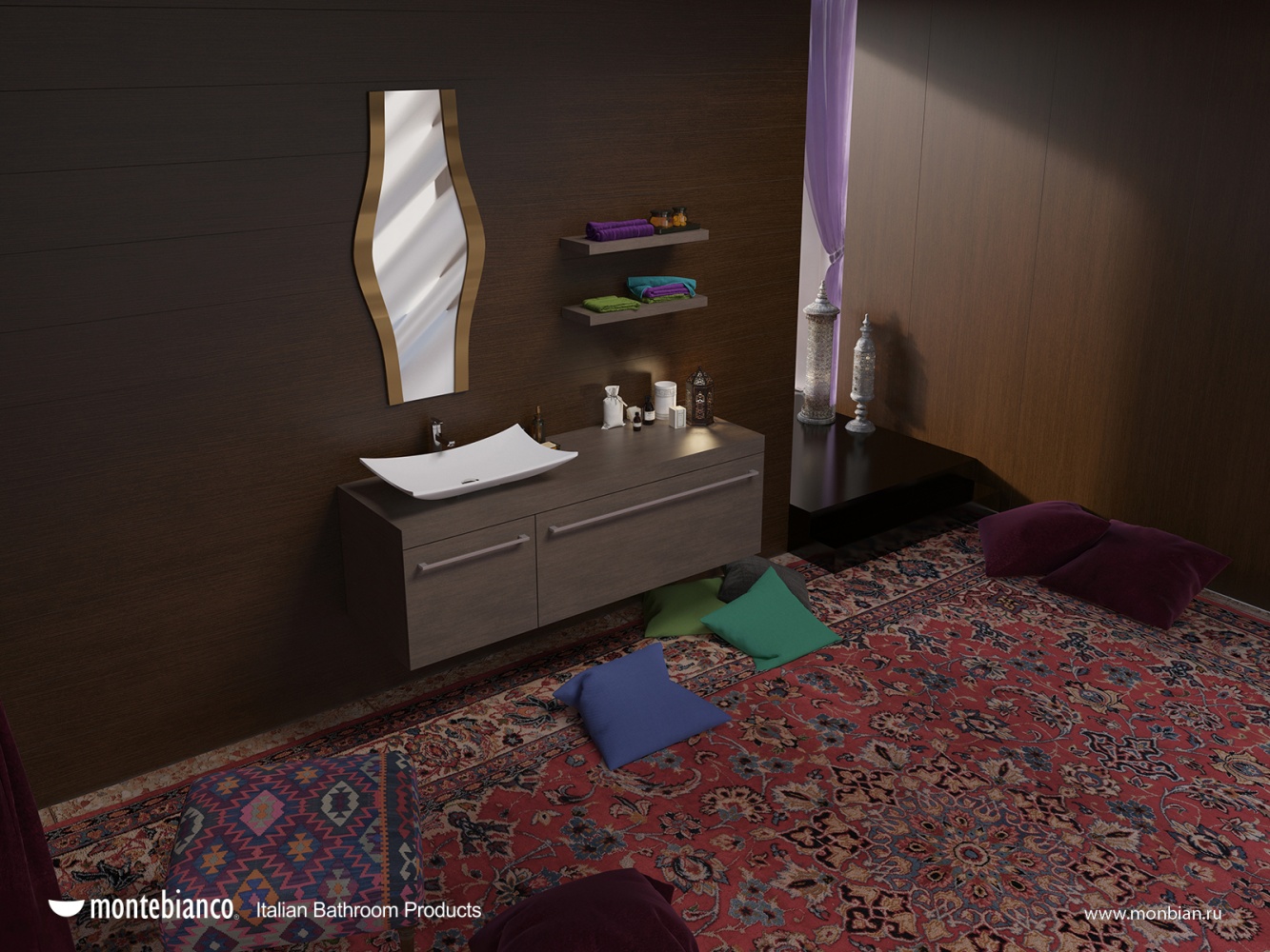 13162 Раковина Montebianco Lugano Santreyd - Вид №10