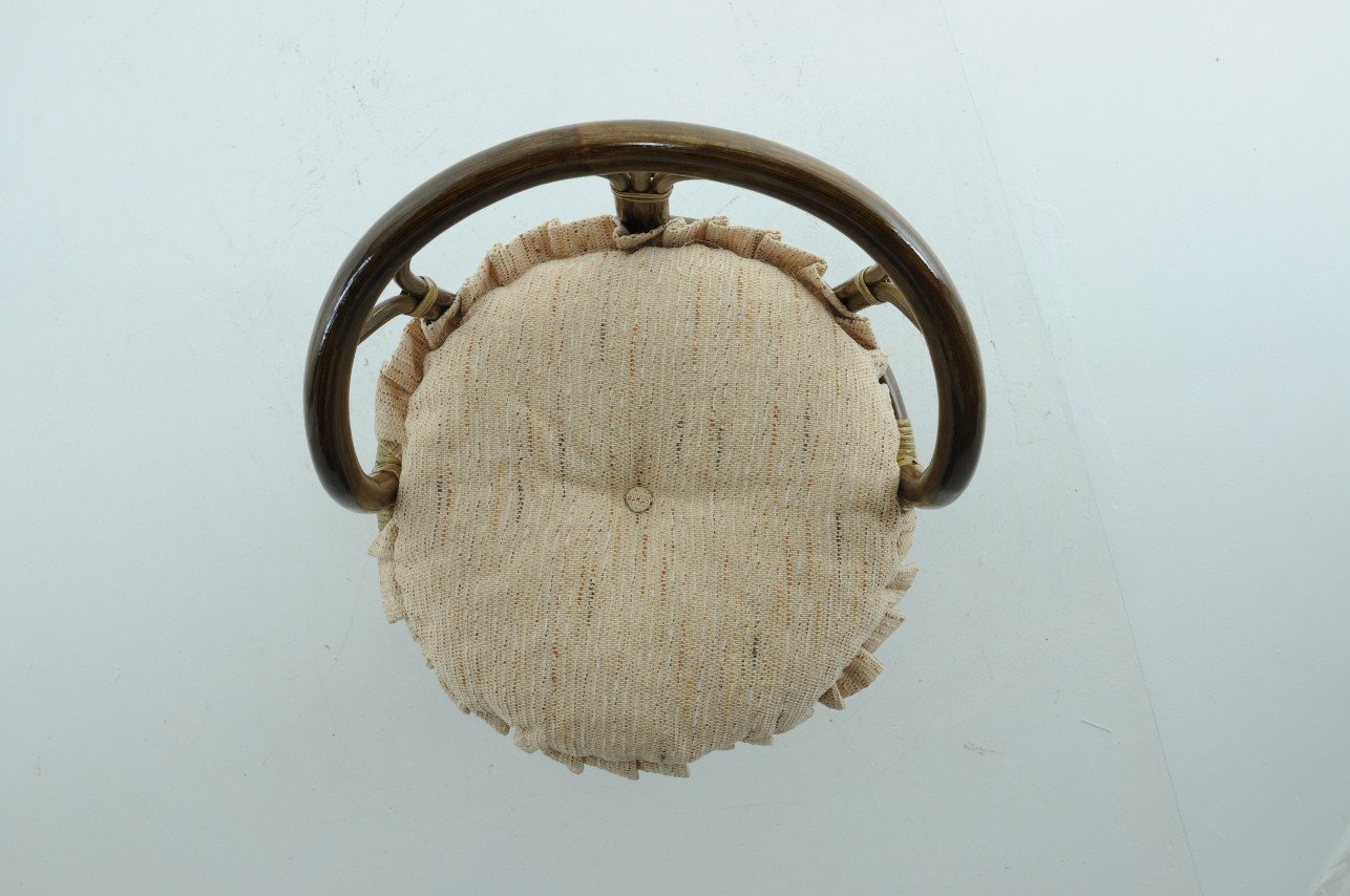 Табурет со спинкой 66х43 см олива Calamus Rotan VINOTTI  00-3885358 Зеленый  - Вид №3