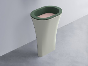 AMLA65-MU+AMPILO-CP+AMCOLO-PM Раковина Amedeo Ovale отдельностоящая cielo Enjoy + Amedeo