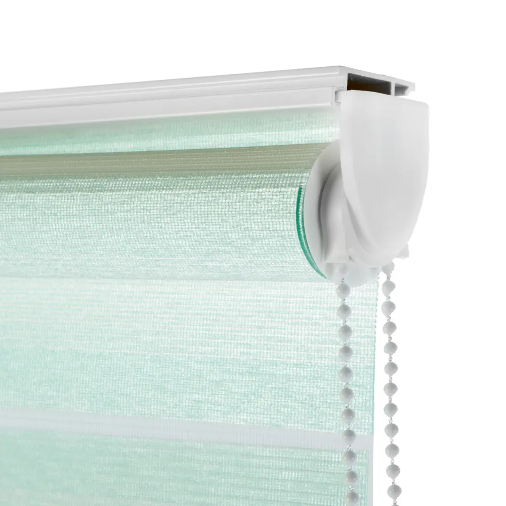 Штора рулонная день-ночь 120х160 см, цвет бирюзовый GARDENA STLM-2156557 - Вид №2