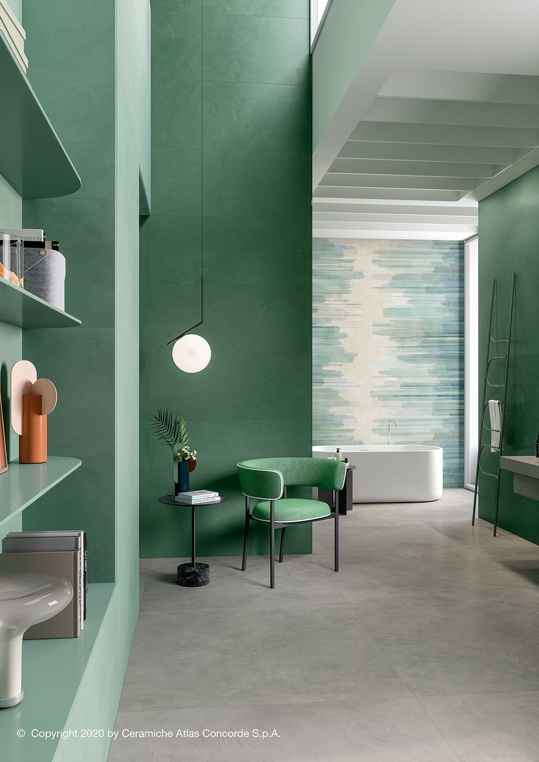 Пол из керамогранита с эффектом смолы Atlas Concorde ARCH-00028612 - Вид №45