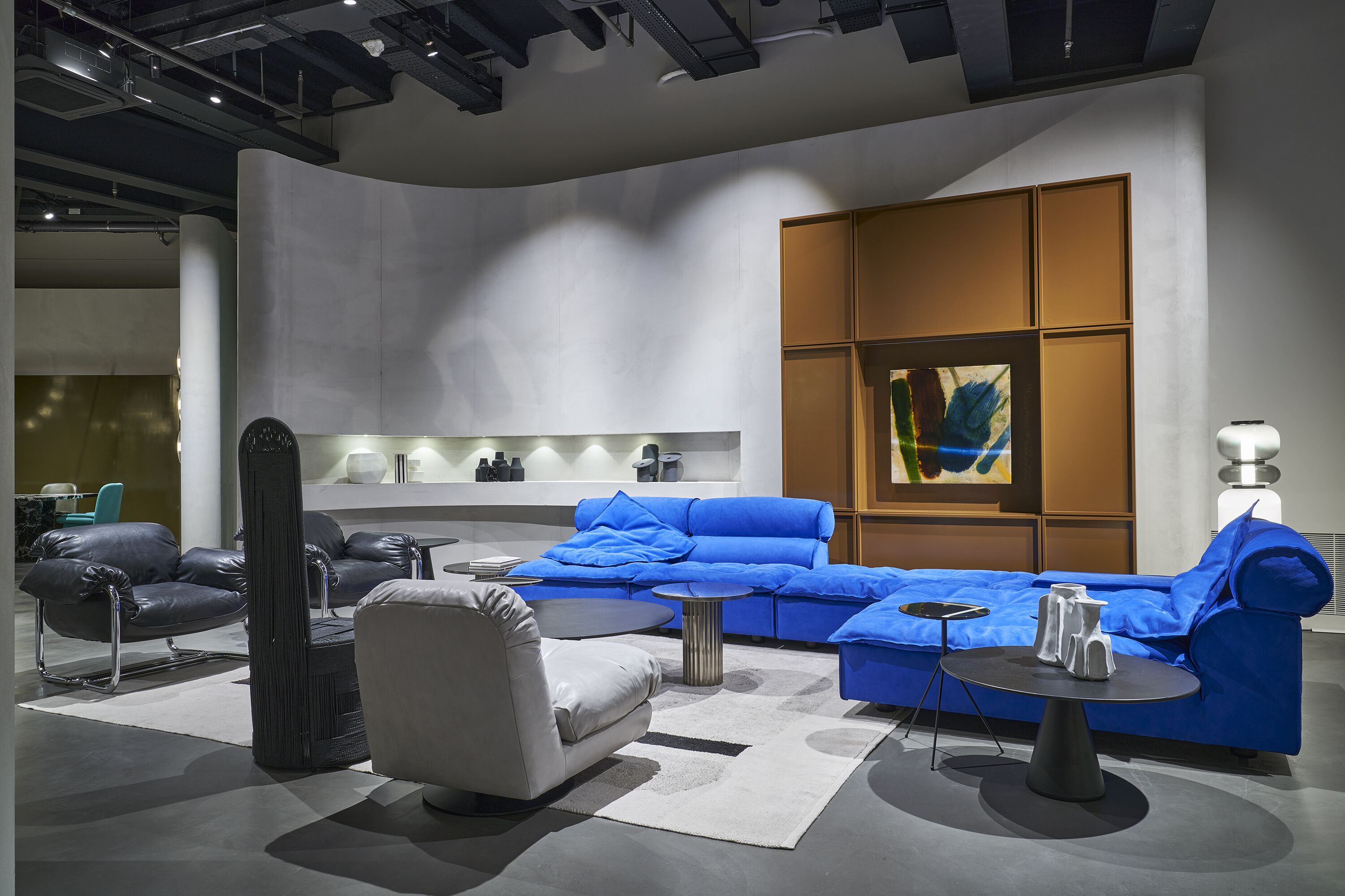 Кожаный модульный диван Baxter Miami Soft ARCH-00053774 - Вид №13