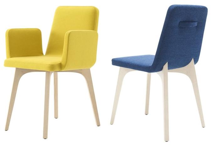 Ligne Roset Стул из мягкой ткани Vik 10261020/21/25/27 - Вид №3