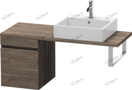 DS532105151 Шкафчик для компактной консоли DuraStyle #DS5321 400 x 478 мм Сосна коричневая, декор Duravit