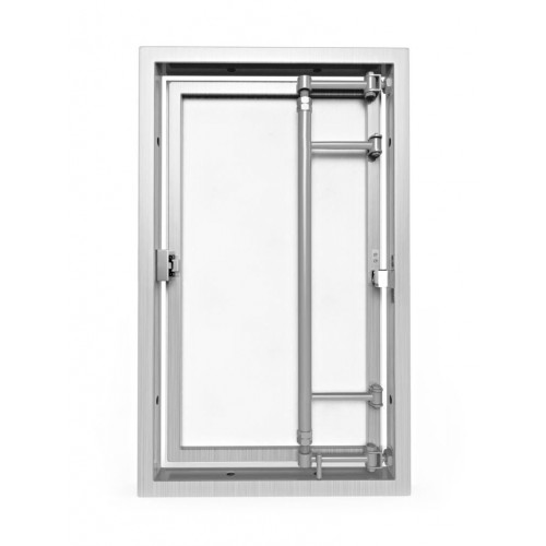 Алюминиевый люк под плитку, распашной, нажимной с регулировкой 300Х400 ВОЗРОЖДЕНИЕ sun-id-1025123 - Вид №1