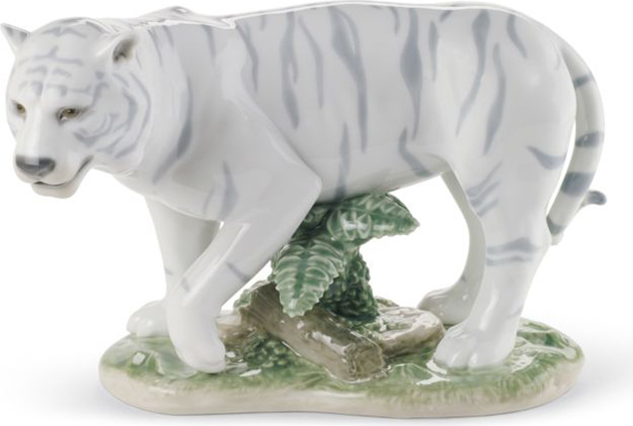 10672548 LLADRO Фигурка Lladro Тигр 22x16см, фарфор Фарфор Lladró 