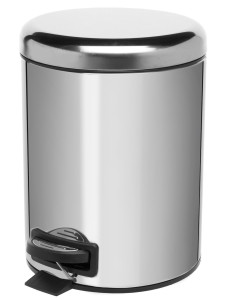 Вёдра с педалью и крышкой Pavo 5L Chrome NAVAKO