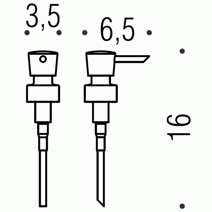 B9361 Помпа дозатора жидкого мыла Land/Portofino COLOMBO Colombo Design  - Вид №1