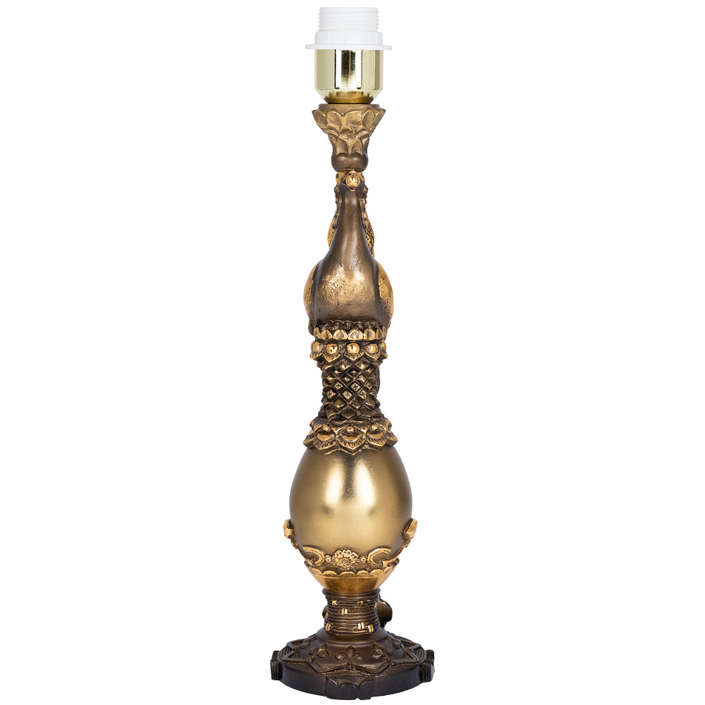 32081,34013 Настольная лампа Павлин Персик BOGACHO 4627138210871, 4627138151518 - Вид №2