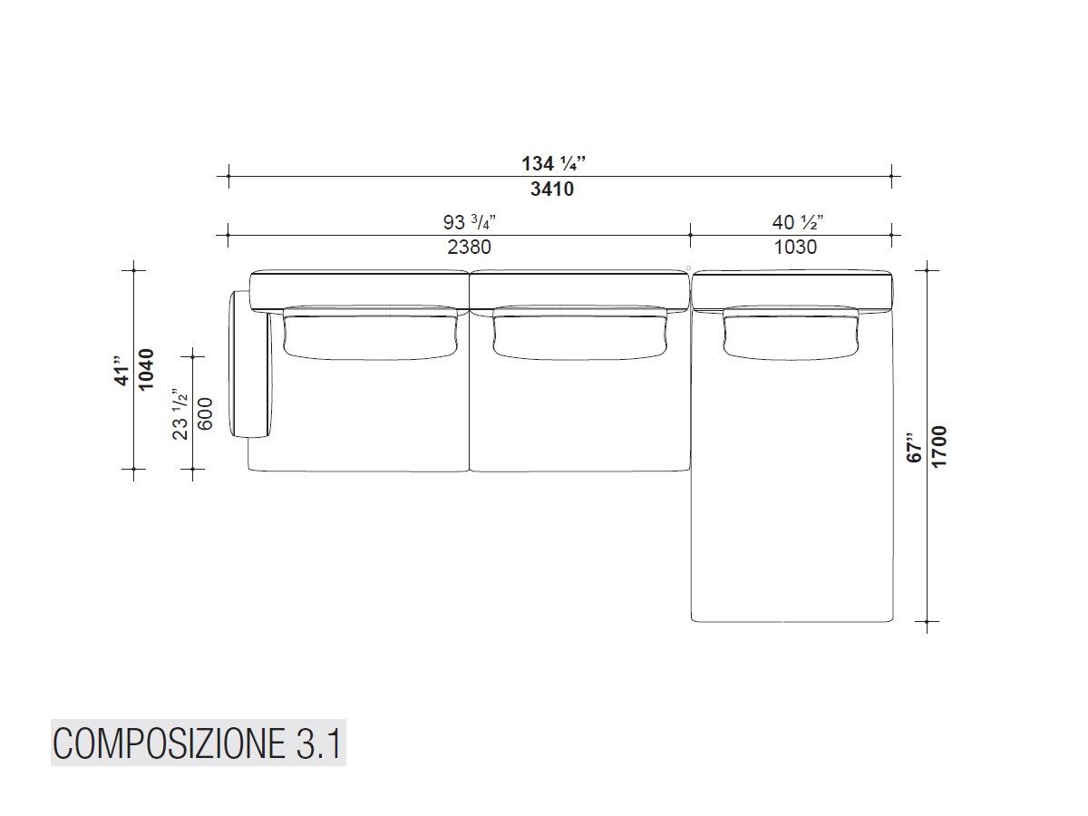Кожаный диван Lema MUSTIQUE ARCH-00119618 - Вид №16
