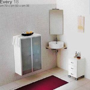 EVERY18 Комплект мебели cm 70+50+35 Berloni Bagno