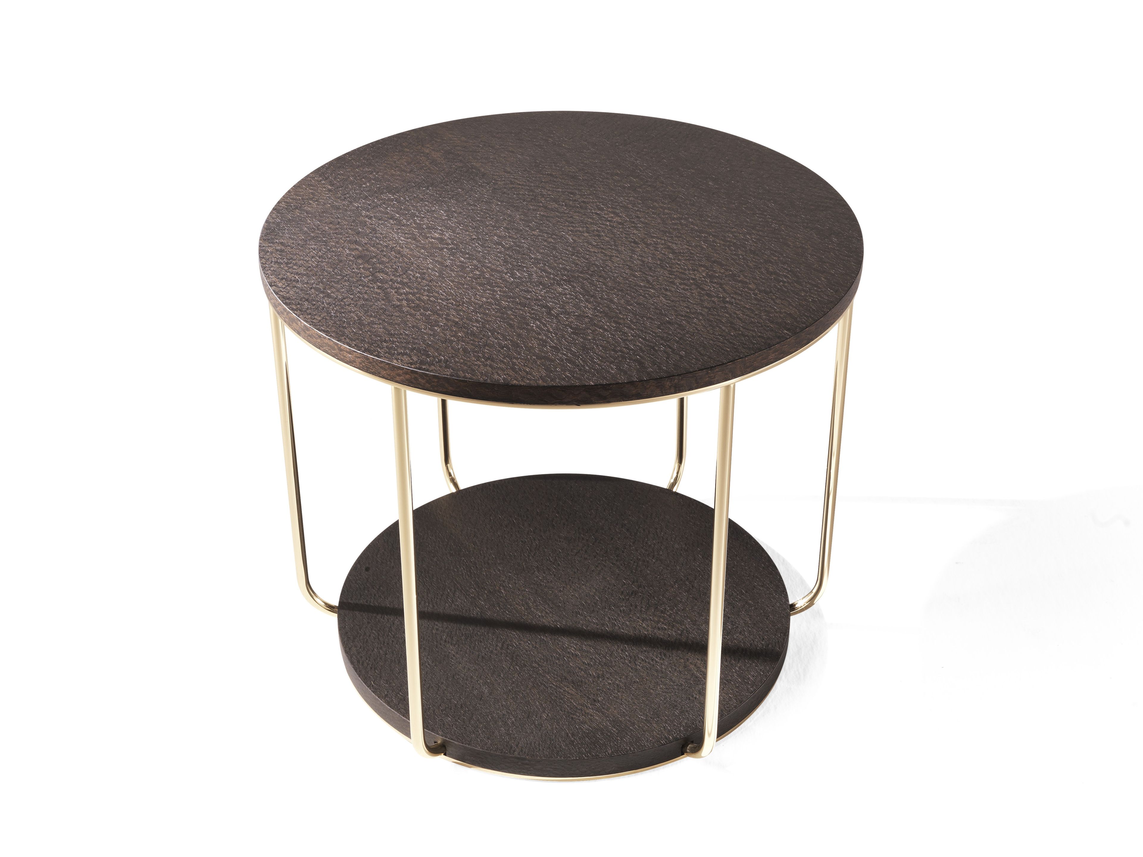 Круглый деревянный журнальный столик ETRO Home Interiors Ambar ARCH-00068566 - Вид №1