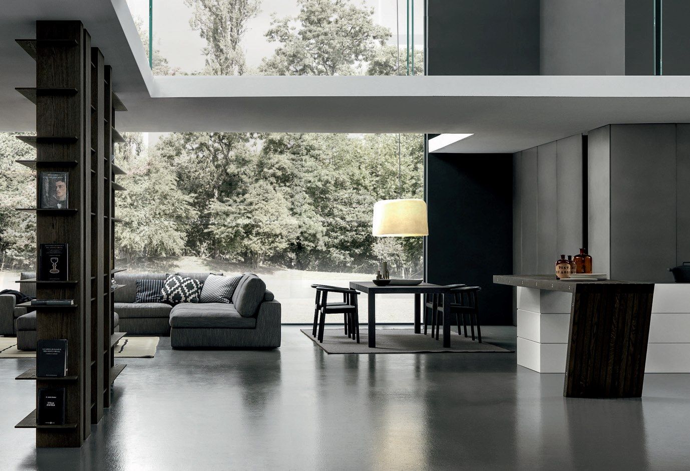 Прямоугольный обеденный стол из дуба MODULNOVA Face ARCH-00143376 - Вид №3