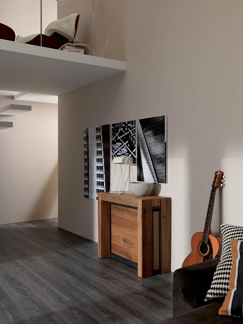 Ozzio Italia Выдвижная консоль из дерева  T021  - Вид №18