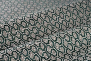 COLORISTICA Ткань мебельная  Рогожка  Mineral Изумрудный