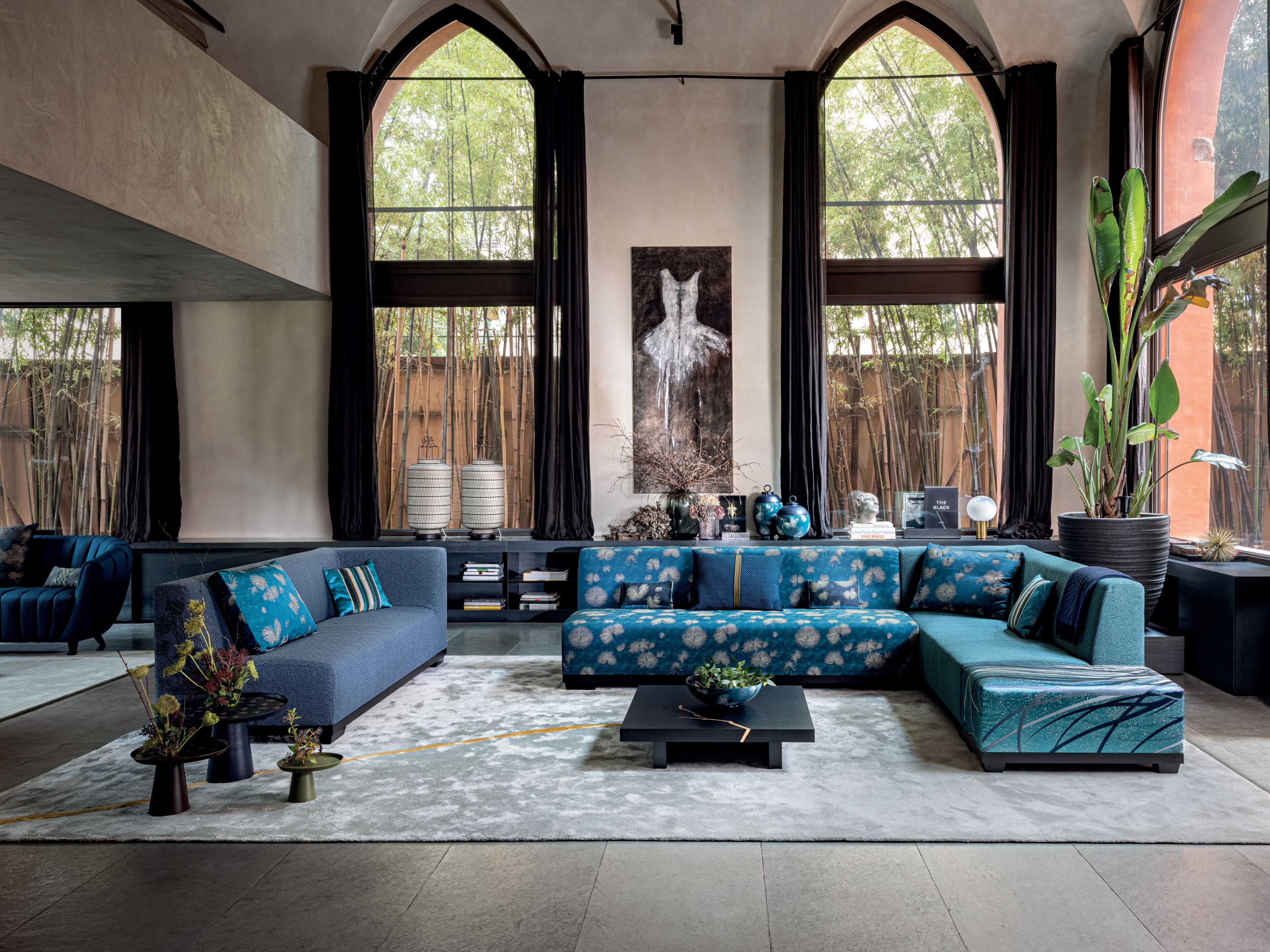 Керамический журнальный столик / ваза K-3 Shogun Blue ARCH-00067491 - Вид №2