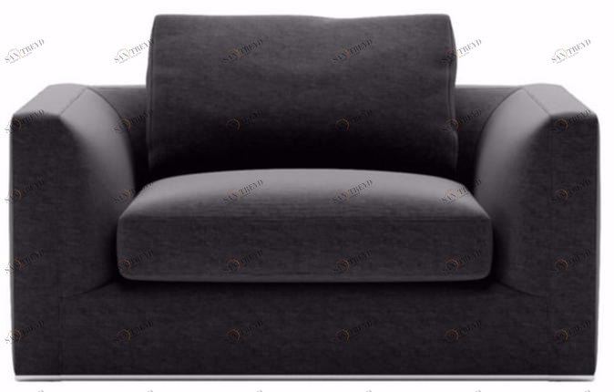 B&B Italia Кресло из ткани с подлокотниками Richard sun-id-1399610