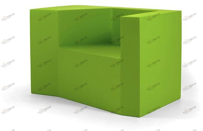 Quinze & Milan Кресло QM из пеноматериала с подлокотниками Dai sun-id-1451926