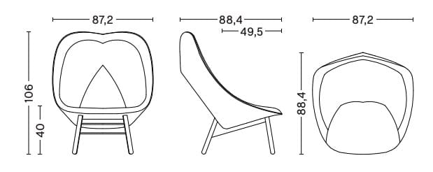 Полипропиленовое кресло Hay Учива ARCH-00110422 - Вид №19