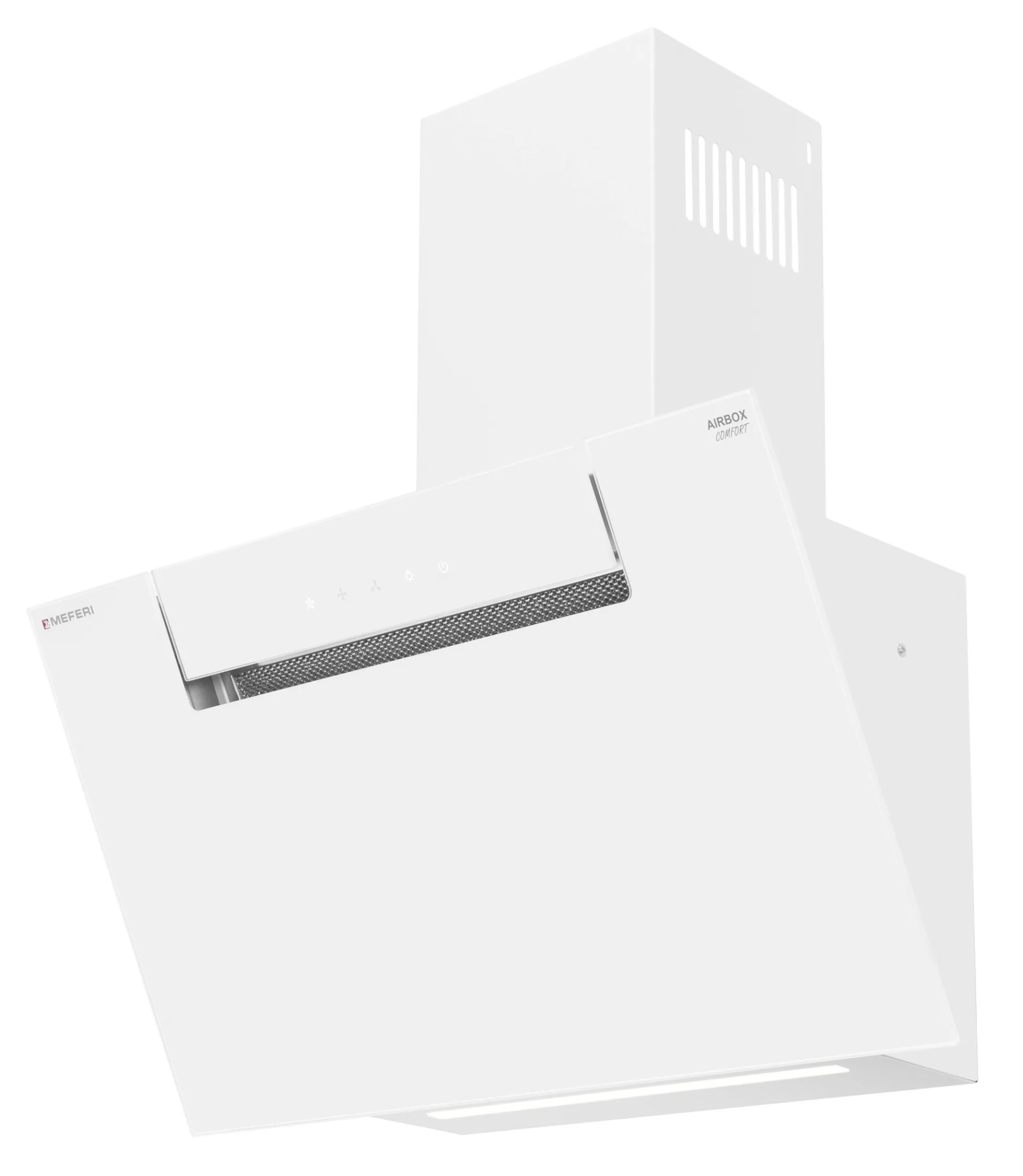 9270622 Вытяжка наклонная Meferi AIRBOX60WH COMFORT белый/белый STDN-0107057 - Вид №2