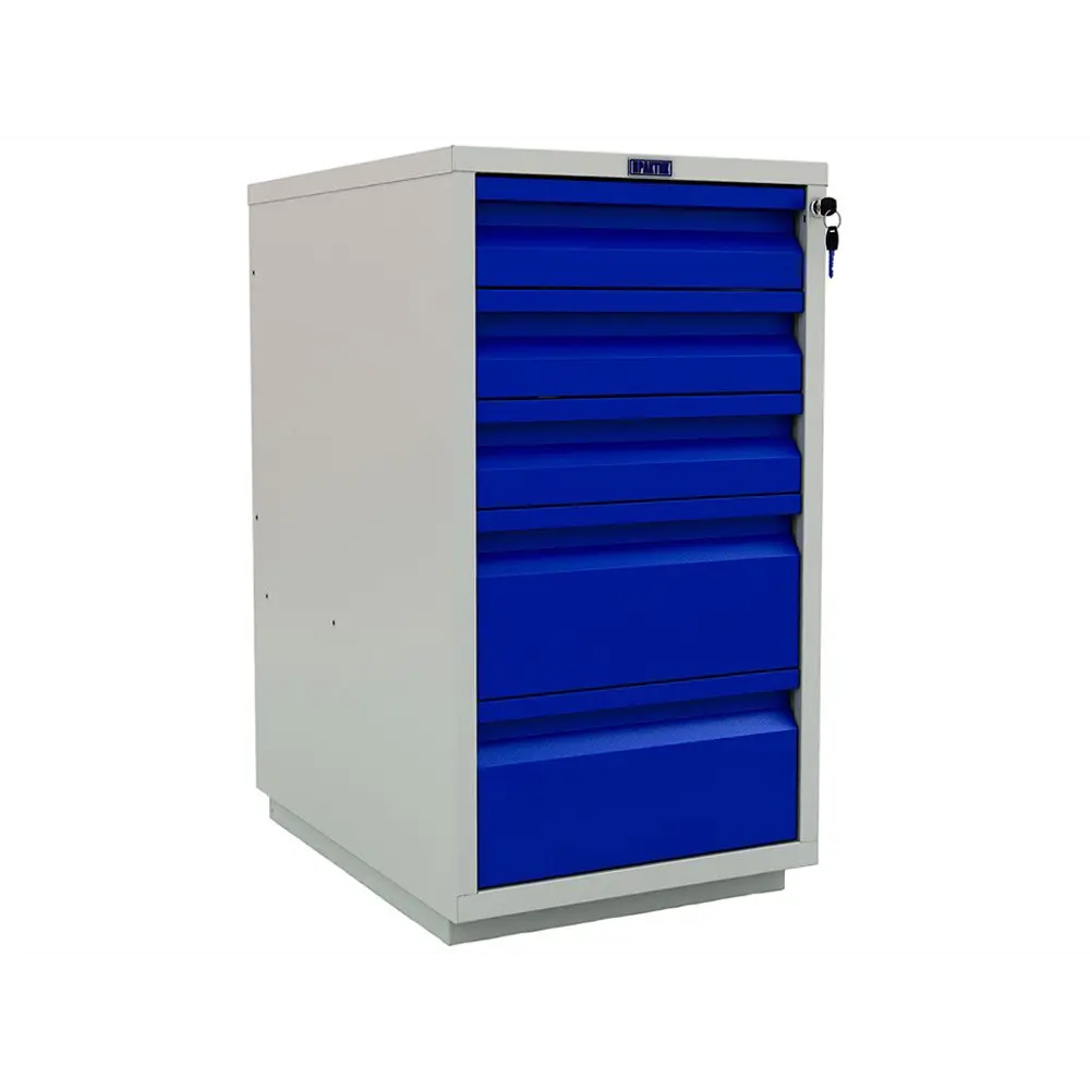 Тумба с 5 ящиками Profi WD-5 46x84x64 см металл синий Santreyd STLM-2205000