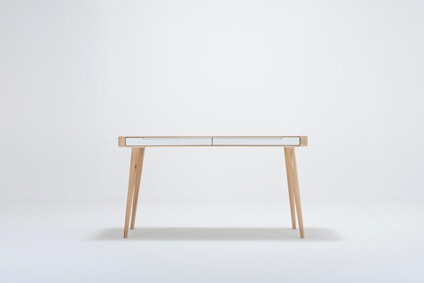 Gazzda Дубовый стол с ящиками Ena 07f - Вид №1