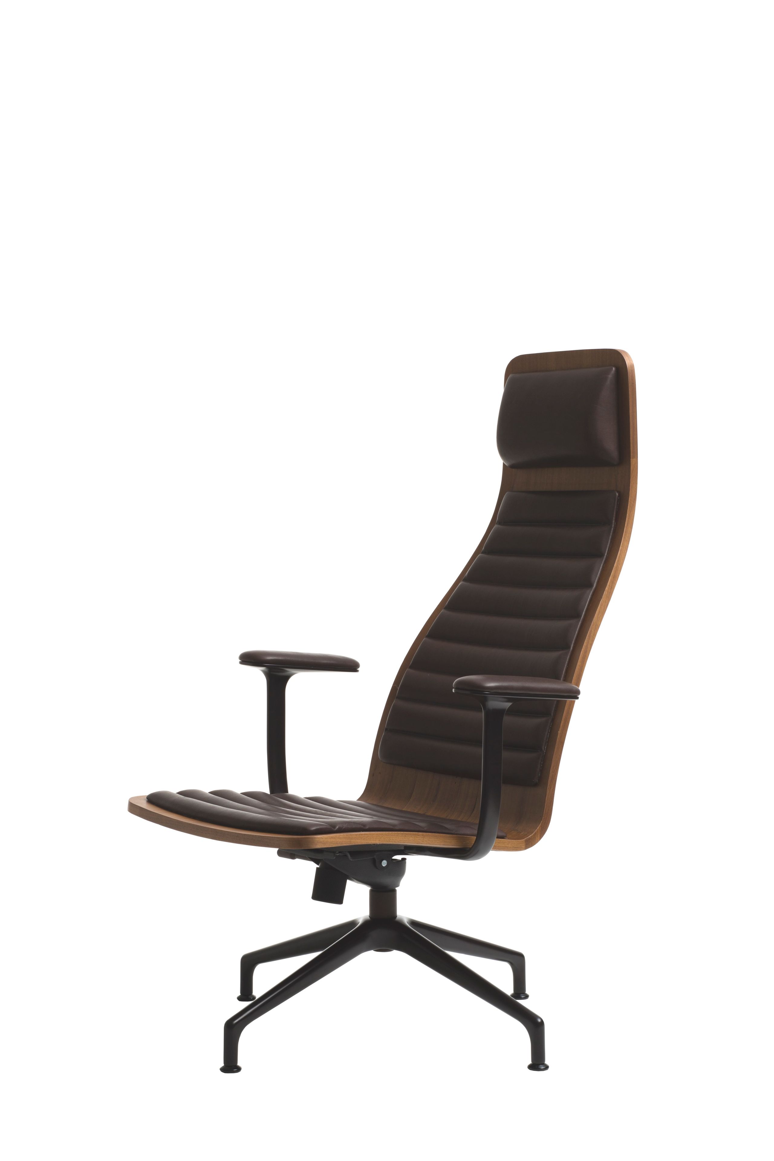 4-спицевое тканевое вращающееся офисное кресло CAPPELLINI ARCH-00036722 - Вид №3