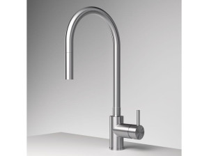 Однорычажный кухонный смеситель со съемным ручным душем