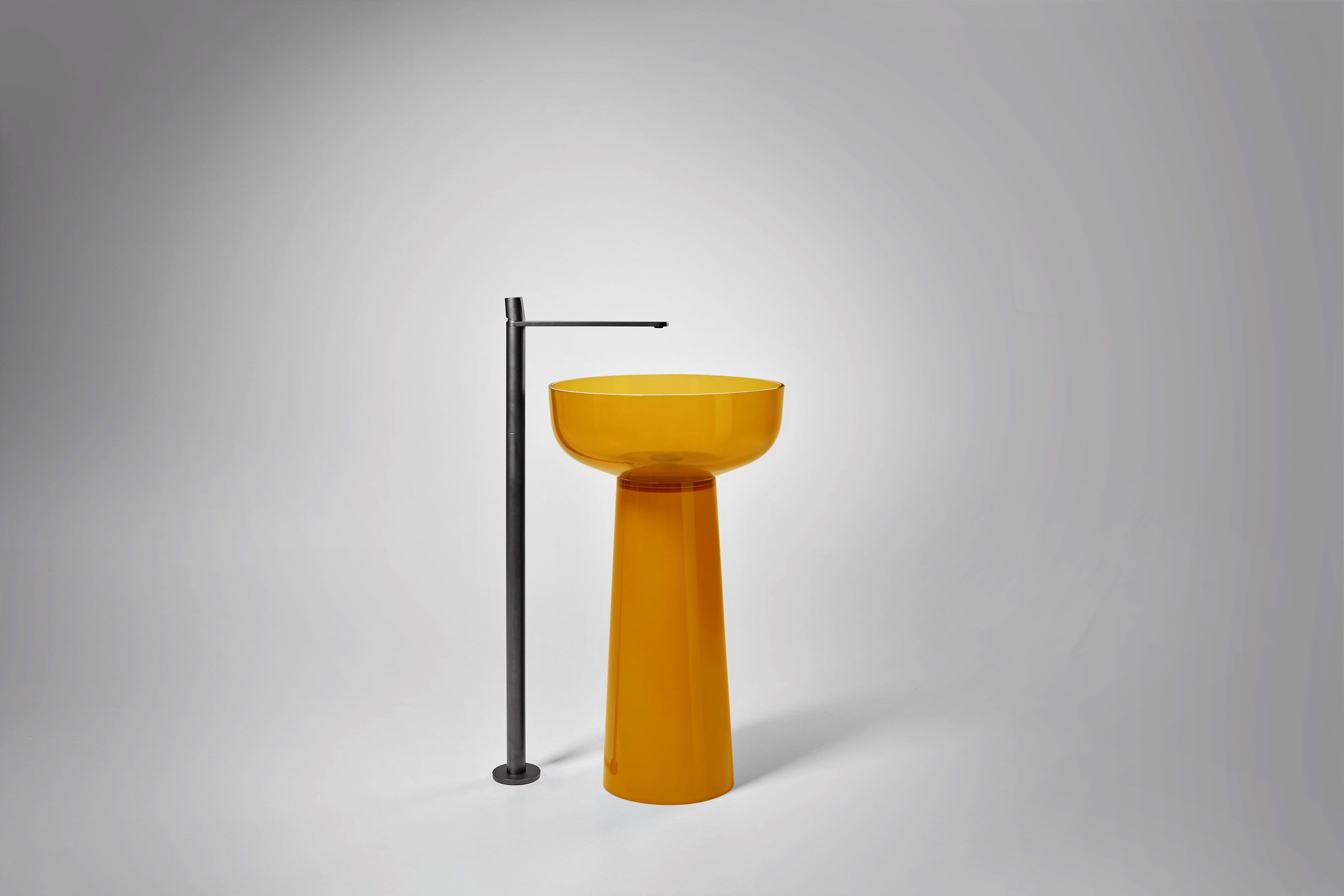 Круглая отдельно стоящая раковина из Cristalmood® Antoniolupi ALBUME10 + ALBUME20 ARCH-00067661 - Вид №9