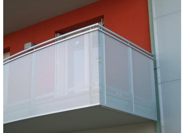 ALUSCALAE Балюстрада с одностворчатой ​​стойкой и алюминиевой панелью sun-id-1434988 - Вид №8