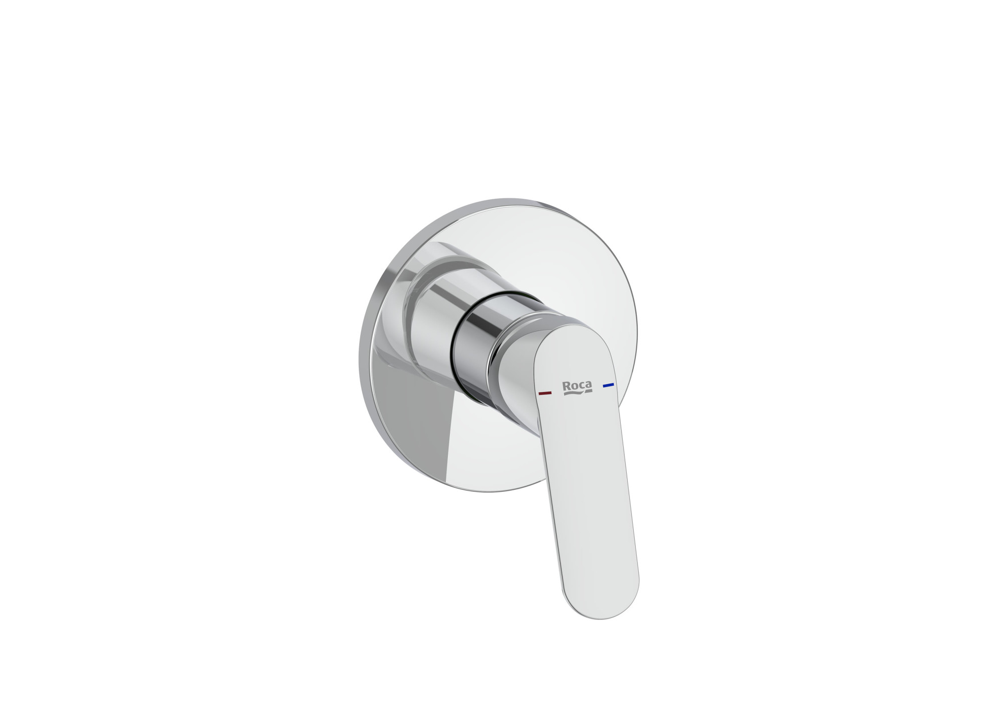 A5A2A25C00 Однорычажный встраиваемый смеситель для ванны или душа. Включает утопленный узел и потолочную розетку ROCA Alfa