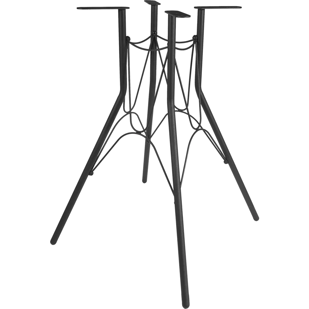 Подстолье для рабочей поверхности 73 см сталь цвет черный глянцевый Sheffilton STLM-2030732