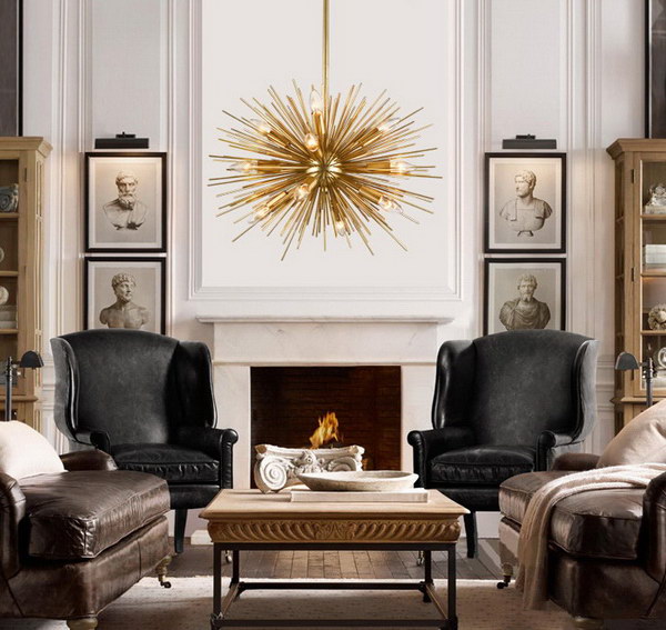 Люстра CL8612-88 gold от Delight Collection золото DELIGHT ДИЗАЙНЕРСКИЕ, ШАР 247070 Золотой  - Вид №7