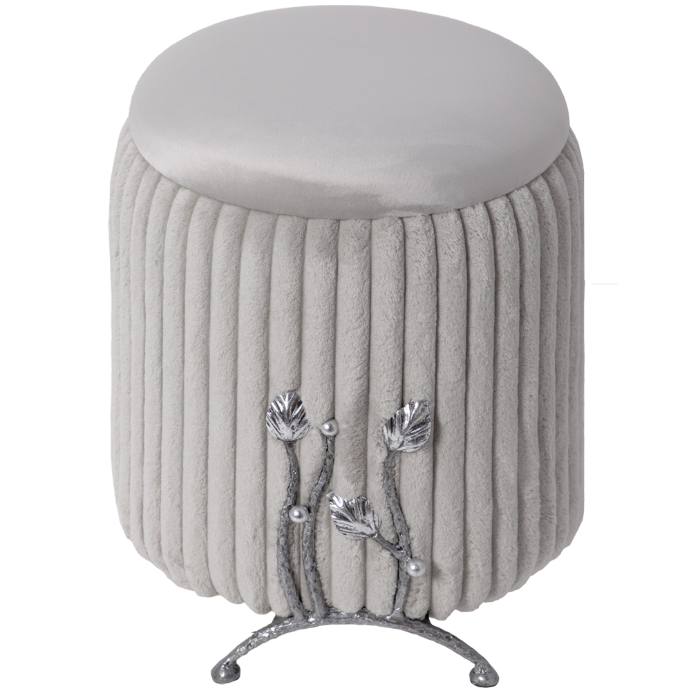 14082 Банкетка Терра Грасс Грей Античное Серебро BOGACHO 4627196590908