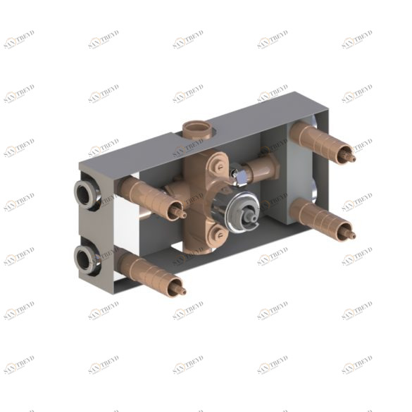 92.584 Корпус встроенного термостата 92584 HORUS Range Ascott 