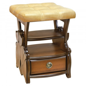 11178 Табурет с ящиком Марта 2 Песочный BOGACHO